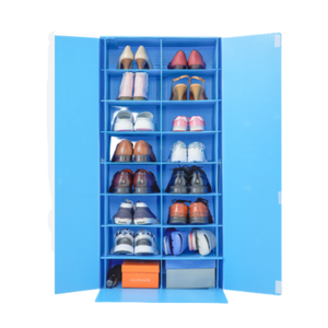 Lemari pakaian plastik bergelombang kustom tempat penyimpanan berkelanjutan plastik besar kotak lemari pakaian bergerak nyaman - Product Image 4