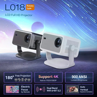 L018 2026 Nuevo Producto en Venta, Proyector 4K Portátil de 850 Lúmenes, 120 Pulgadas, Android 11, Smart, BT5.0, Autoenfoque, para Cine en Casa