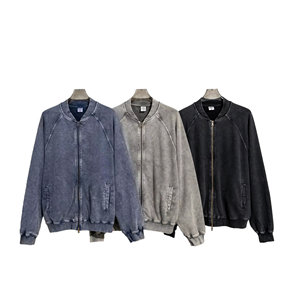 Blouson décontracté rétro en coton 100% 450G, veste à manches longues, mode ample, imperméable, respirant, écologique, unisexe, haute qualité - Product Image 1