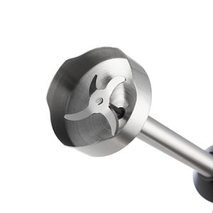 Batidora de mano eléctrica 110V 240V de acero inoxidable con doble cuchilla para procesamiento de alimentos en la cocina - Product Image 4