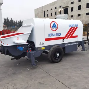 HBTS50-12-82R Hengyuan Low Price Diesel Concrete Pump 18 Months Warranty Mobile 50m3/h Concrete Pump