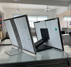 Support de panneau <span class=keywords><strong>publicitaire</strong></span> LED rectangulaire de type C, cadre noir simple face, en aluminium, à clipser, pour affichage de <span class=keywords><strong>prix</strong></span> et affiches - Product Image 6