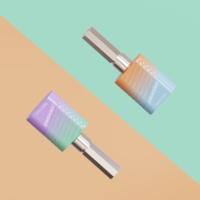 Flacon de vernis à ongles en verre givré de luxe de 15 ml avec bouchon et pinceau pour l'emballage de vernis gel – Vente en gros