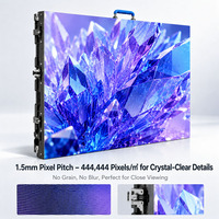 Pantalla LED de Alta Definición para Interiores R&E, Video Wall P2.5/P2 con Brillo de 500cd y 1 Año de Garantía