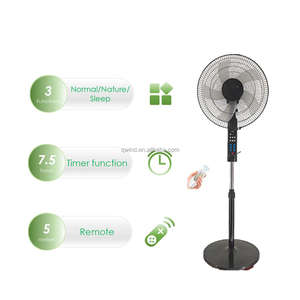 Ventilador <span class=keywords><strong>de</strong></span> pie <span class=keywords><strong>de</strong></span> refrigeración <span class=keywords><strong>de</strong></span> alta <span class=keywords><strong>calidad</strong></span> <span class=keywords><strong>de</strong></span> 16 pulgadas, ventilador eléctrico <span class=keywords><strong>nacional</strong></span> para el hogar - Product Image 6