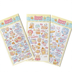 Custom Logo 3D Embossed Puffy <b>Stickers</b> Promotional Corporate Giveaway Merch OEM Wholesale Supplier - Product Image 1