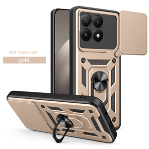 Custodia anulare in TPU 360 <span class=keywords><strong>Antishock</strong></span> di lusso custodia per supporto magnetico auto per XIAOMI 15T custodia scorrevole per fotocamera magnetica custodia antiurto - Product Image 2