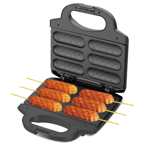 RAF Household Cool Touch Hot Dog Sausage Maker <b>Machine</b> Quick and Easy Mix Any Batch 6 Corn Non-stick Plate Corn Dog Maker Hotdog - Product Image 6