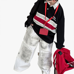 Camiseta Polo para Niños, Estilo Coreano, Otoño 2026, Sudadera Informal Holgada, Top de Manga Larga para Bebés, a la Moda - Product Image 4