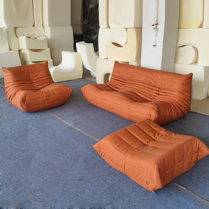 ผ้าหนังกลับเนื้อละเอียดพิเศษ MYUZ รุ่นใหม่ ปี 2025 สำหรับชุดโซฟา Caterpillar Lazy แบบสองที่นั่งและสามที่นั่ง ขนาด 1.5 ม. สำหรับห้องนั่งเล่น มุมห้องขนาด 1.8 ม. ลายอุ้งเท้าแมว - Product Image 3