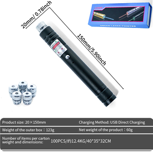 Outdoor-Aktivität Roter Laserpointer mit 5-in-1-Projektionssystem | 650-nm-Fernstrahl für Spaß im Freien - Product Image 5
