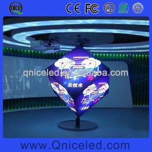 Impermeable P2.5 P3 P4 P5 al aire libre LED Video Cube Display Screen HD 3D Led Magic Cube Sign Square Creative Rubiks LED Cube Display - Product Image 5