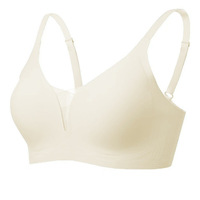 Soutien-gorge sans couture une pièce à fermeture dorsale sans armatures, style camisole, grande taille, push-up, uni, sportif, pour femme, taille européenne