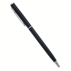 Bolígrafo de Lujo Delgado de 1.0 mm para Oficina y Escuela, Bolígrafo de Metal de Alta Gama con Punta de Bola Giratoria, Tinta Negra, Logotipo Personalizado, Regalos Exclusivos - Product Image 1