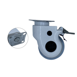 4 Zoll Direktlieferanten-Lenkrolle für Möbel Leichte Medizinische Rollen für Betten - Product Image 5