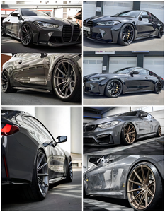 Jantes forgées ZW Deep Concave noires légères 18 19 20 21 22 pouces 5x112 pour <span class=keywords><strong>BMW</strong></span> Série 3 G20 Série 5 G30 personnalisées - Product Image 3