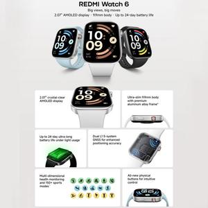 Nuevo <span class=keywords><strong>Xiaomi</strong></span> Redmi Watch <span class=keywords><strong>6</strong></span> con Pantalla AMOLED de 2.07 Pulgadas, Resistente al Agua 5ATM, Monitor de Salud, <span class=keywords><strong>Reloj</strong></span> Inteligente Deportivo - Product Image 2