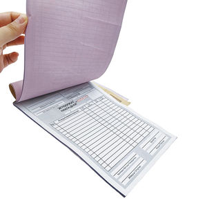 Formulaires de commande d'<span class=keywords><strong>achat</strong></span> autocopiants personnalisés, 2 parties, carnets de commandes de vente, carnets de reçus, carnets de factures, papier autocopiant, carnets de reçus - Product Image 1