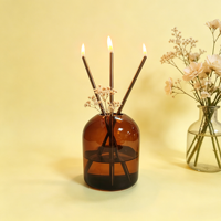 Bougie liquide décorative à l'huile, durée de combustion de 10 heures, effet éternel