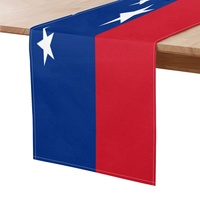 Chemin de table personnalisé en polyester avec drapeau de Samoa, protection de table pour hôtels, salles de banquet et aménagement de scènes de fête