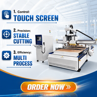 Machine de découpe CNC à couteau oscillant ATC 1530 avec caméra CCD pour PVC, mousse EVA, cuir et matériaux composites - Vente flash