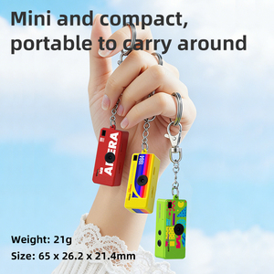 Feuerzeug-förmiger Kamera-Schlüsselanhänger mit 2MP 1080P CMOS-Sensor Eingebaute LED-Taschenlampe MicroSD 32GB Integrierter Speicher Mini-Kamera - Product Image 3