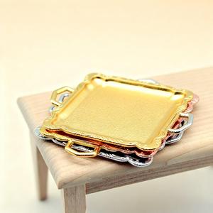 Miniature per Scene OB11, Accessori per Casa delle Bambole, Cibo Giocattolo, Piatto per Torte Cinesi, Vassoio per Dim Sum, Utensili da Cucina in Lega - Product Image 2