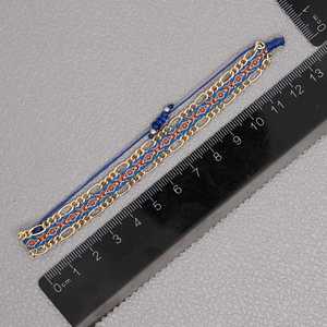 Brassard en tissu fait à la main, Bracelet perlé tissé ethnique, Bracelet de bonne qualité pour femmes, Bracelets péruviens - Product Image 6