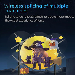 Chuyên nghiệp 3D ba chiều LED fan thiết bị giấy chứng nhận giấy ba chiều hiệu ứng cho quảng cáo Holographic chiếu hiển thị OEM - Product Image 6