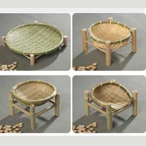 Estantes de Bambú Mini Hechos a Mano en Vietnam con Bandejas, Decoración Natural Tejida para Restaurantes y Cocinas, Proveedor de Estantes de Almacenamiento - Product Image 3