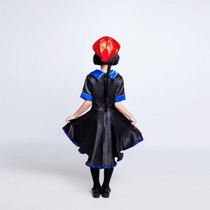 Costume d'Halloween Fille Zombie Cosplay Chinois <span class=keywords><strong>Qing</strong></span> Dynasty Bloodsucker Zombie Enfant Vampire Déguisement Fantôme Costume - Product Image 6