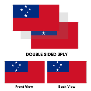 Wholesale 3x5ft Samoa Flags 68D/100D Polyester <strong>Customize</strong> All <strong>Nations</strong> Rapid Shipping Reliable Supplier Fast Delivery - Product Image 4