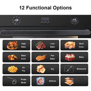 <span class=keywords><strong>Four</strong></span> à encastrer électrique intelligent Gexiang personnalisé 126L certifié CE 3100W 220V blanc pour cuisine - Product Image 2