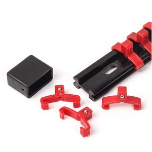 Sleeve Storage Rack 395mm 12 Compartments <b>Plastic</b> Tool Storage Portable Rectangular <b>Edge</b> Trimmer Compatible - Product Image 4