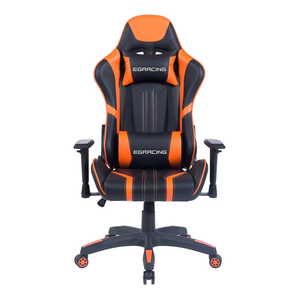 Allemagne Chaise pivotante ergonomique pour bureau à domicile Cuir PU Noir Orange Recliner Cooling for <span class=keywords><strong>Gamer</strong></span> E-Sport Racing PC Armchair - Product Image 1