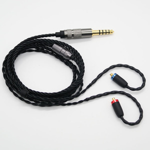 Cable de auriculares equilibrado de 4,4mm, trenzado, de cobre sin oxígeno, macho-macho, para Im50 Ie80 Se846 Se535 Se215 Se425 Ue900 - Product Image 2