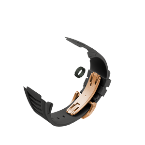 Correa de Goma de Lujo OEM Estilo <span class=keywords><strong>Richard</strong></span> Mille de 45 mm y 44 mm para Apple Watch Series 7 y 8 - Product Image 2