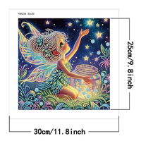 Kits de Peinture Diamant 5D Personnalisés DIY Portrait d'Hibou Style Européen Art Gemme Strass Cristal pour Adultes Décoration Murale Maison