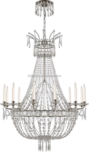 <span class=keywords><strong>Lustre</strong></span> en cristal de verre classique de style français rétro de luxe pour la décoration de mariage - Product Image 6