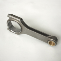 Tongkat penghubung h-beam tempaan Performa untuk Honda Acura K24 K24A1 K24A2 K24A4 K24A8 2,4l 152mm dengan baut