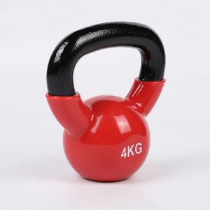 Kettlebells de musculation réglables en fonte, pas chers, 12-32 kg, kettlebells de compétition en acier revêtu de couleur - Product Image 2