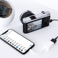Câble adaptateur USB 3.1 Type-C vers USB 2.0 OTG de haute qualité pour iOS et appareil photo, compatible avec iPhone 15 Pro Max