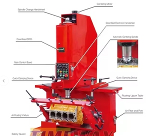 Aléseuse à flotteur pneumatique FT7 AIR Aléseuse à cylindre flottant réparation moteur cylindre avec table de travail flottante à air <span class=keywords><strong>flexible</strong></span> - Product Image 1