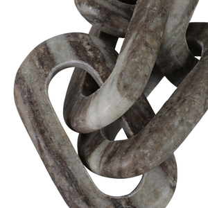 Scultura a catena in travertino per decorazioni da bagno, mensola, tavolino da caffè, soggiorno, ufficio. - Product Image 6