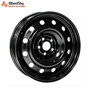 WheelskyOEM 624402 Cerchio in Acciaio 16 Pollici 16x4.0 Nero con Rivestimento E-coating, PCD 4x108, per Veicoli Passeggeri Citroen C4 / <span class=keywords><strong>DS3</strong></span> - Product Image 4