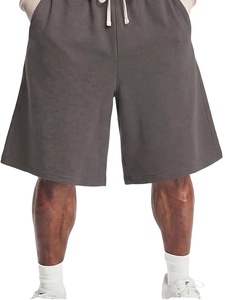 <span class=keywords><strong>Shorts</strong></span> Esportivos Masculinos Personalizados em Algodão Sólido com Cintura Ajustável, Corte Solto, Ideais para Corrida e Fitness - Product Image 1