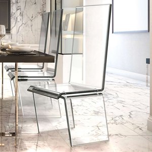 <span class=keywords><strong>Chaise</strong></span> moderne en acrylique transparent, salle à manger en <span class=keywords><strong>plexiglas</strong></span>, design KD - Product Image 5