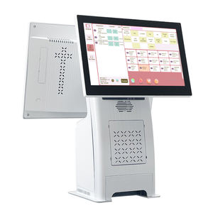 Sistema POS JesenPOS de Diseño Personalizado con Pantalla Táctil Dual de 15.6 Pulgadas, Juego Completo con Impresora de Recibos para Caja Registradora - Product Image 4