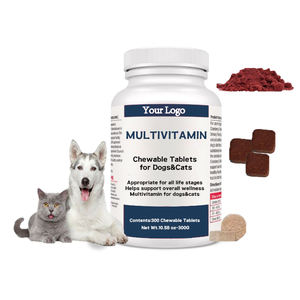 Gâteries à mâcher multivitamines personnalisables pour chiens, vitamines de marque privée pour chiens, multivitamines pour chiens avec glucosamine - Product Image 1
