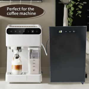 Vanace Wholesale 16L Milk <b>Fridge</b> Countertop Glass Door <b>Mini</b> Cooling for Automatic Coffee Machine - Product Image 6